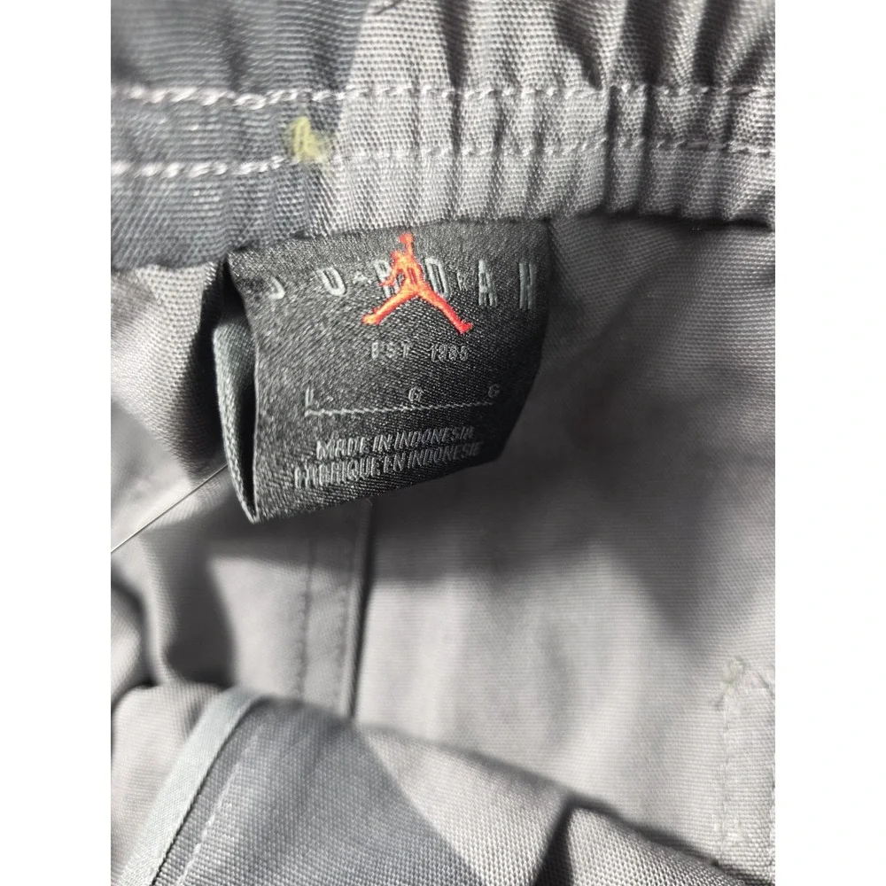 NWT Jordan Grey‎ Camo Essentials Chicago Cotton Canvas Pants Men's Large